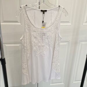 Cupio White Tank Top